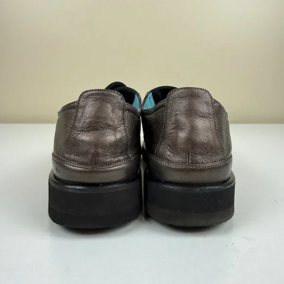 Thierry Rabotin Lena Walking Shoes Crisscross Elastic Strap and Soft Leather - Picture 4 of 10